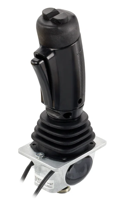 Joystick Penny + Giles JC1500 com empunhadura, coifa e base de fixação